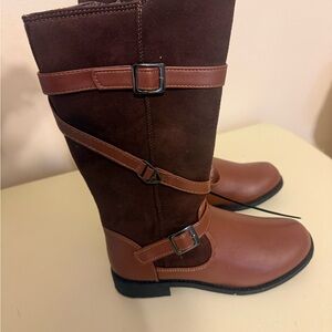 Brown Leather Women's Boots